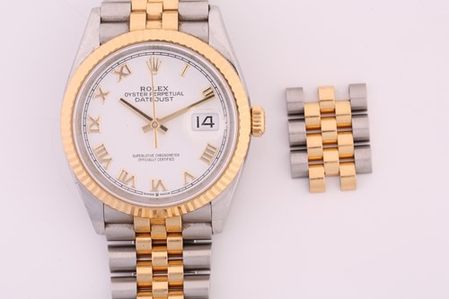Lot 391 - A Rolex Datejust 36, featuring an automatic...