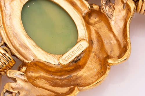 Lot 44 - Valentino - a novelty frog costume jewellery...