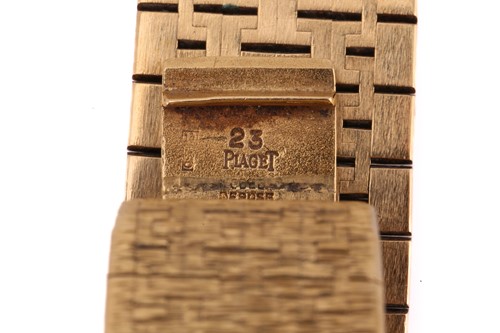 Lot 388 - A Piaget lady's diamond set wristwatch,...
