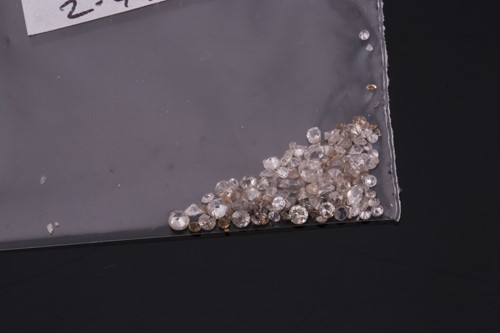 Lot 85 - 2.49ct Melee parcel of loose diamonds...