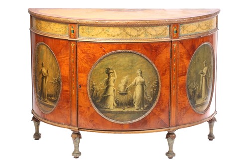 Lot 90 - A George III style 'Sheraton Revival'...