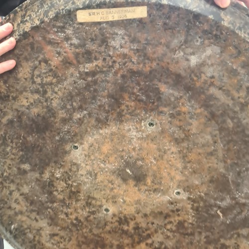 Lot 102 - A fine Louis XVI style marble top mahogany...