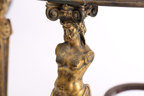 Lot 102 - A fine Louis XVI style marble top mahogany...