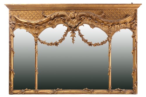 Lot 107 - A late 19th-century carved wood and gilt gesso...