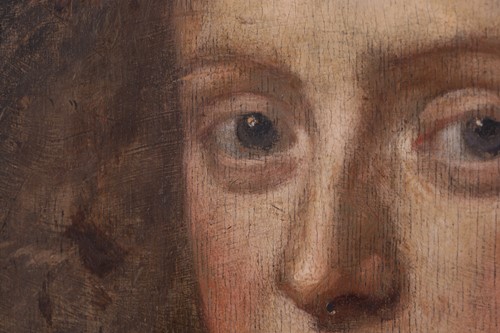 Lot 38 - 17th-century school, portrait of a woman in a...