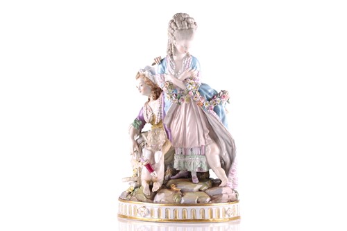 Lot 152 - A Meissen figure group 'The Broken Eggs',...