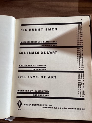 Lot 206 - Lissitzky, El and Art, Hans (publisher); Die...