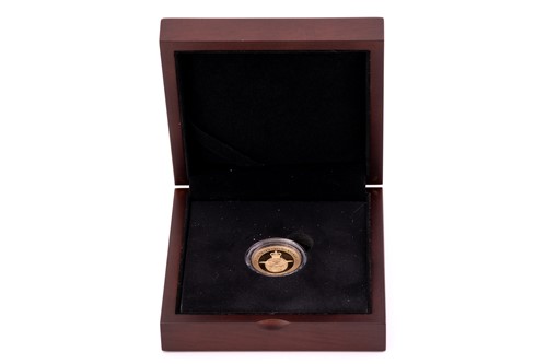 Lot 167 - A 2018 RAF Centenary Proof One Pound gold coin,...
