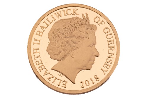 Lot 167 - A 2018 RAF Centenary Proof One Pound gold coin,...