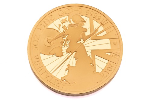 Lot 165 - The Royal Mint 2017 Britannia 5oz Gold Proof...