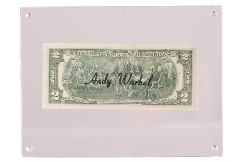Lot 261 - Andy Warhol (1928-1987), a Two Dollar Thomas...