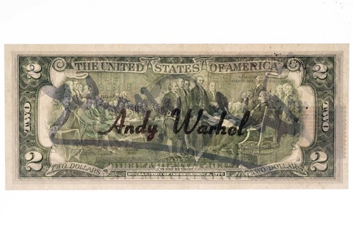 Lot 261 - Andy Warhol (1928-1987), a Two Dollar Thomas...