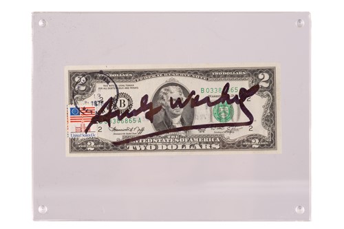 Lot 261 - Andy Warhol (1928-1987), a Two Dollar Thomas...
