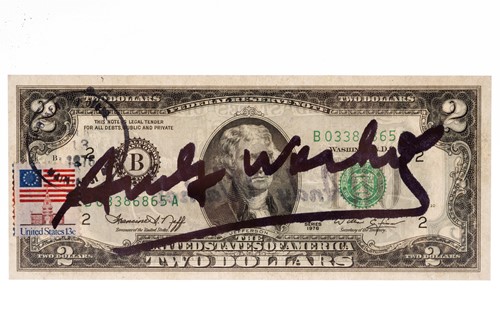 Lot 261 - Andy Warhol (1928-1987), a Two Dollar Thomas...