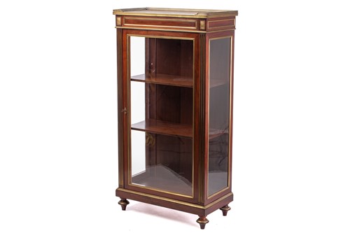 Lot 105 - A French Directoir style marble topped...