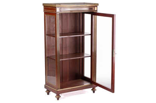 Lot 105 - A French Directoir style marble topped...