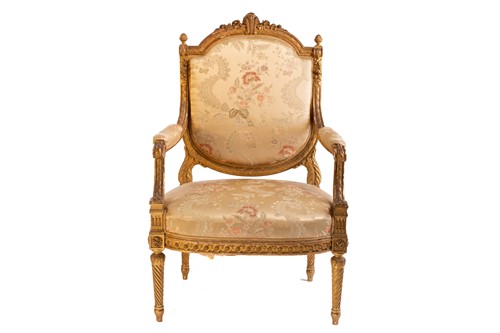 Lot 102 - In the manner of George Jacob; a Louis XVI...