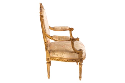 Lot 102 - In the manner of George Jacob; a Louis XVI...