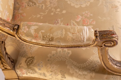 Lot 102 - In the manner of George Jacob; a Louis XVI...