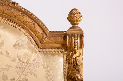 Lot 102 - In the manner of George Jacob; a Louis XVI...