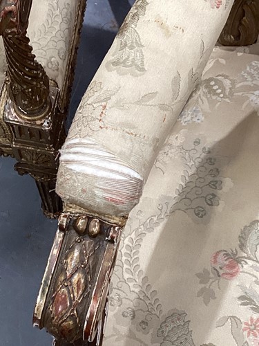 Lot 102 - In the manner of George Jacob; a Louis XVI...