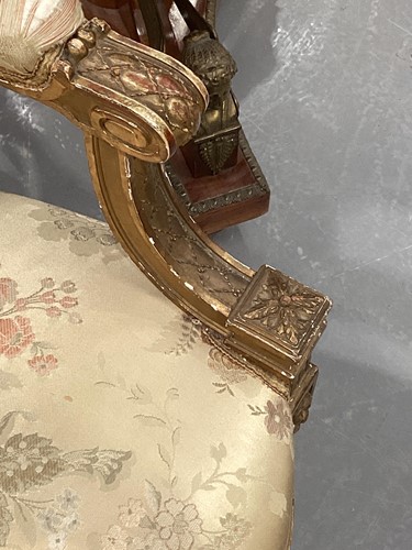 Lot 102 - In the manner of George Jacob; a Louis XVI...