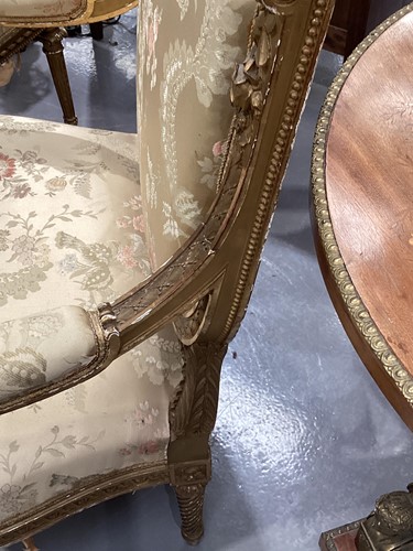 Lot 102 - In the manner of George Jacob; a Louis XVI...