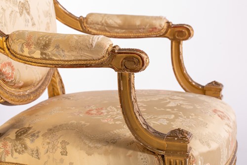Lot 102 - In the manner of George Jacob; a Louis XVI...