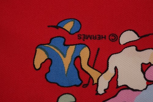 Lot 367 - Two Hermes silk scarves; Les Amoreux de Paris...