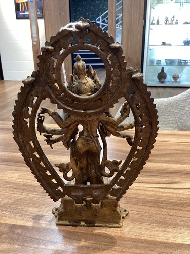 Lot 88 - A Nepalese bronze figure of Bodhisattva...