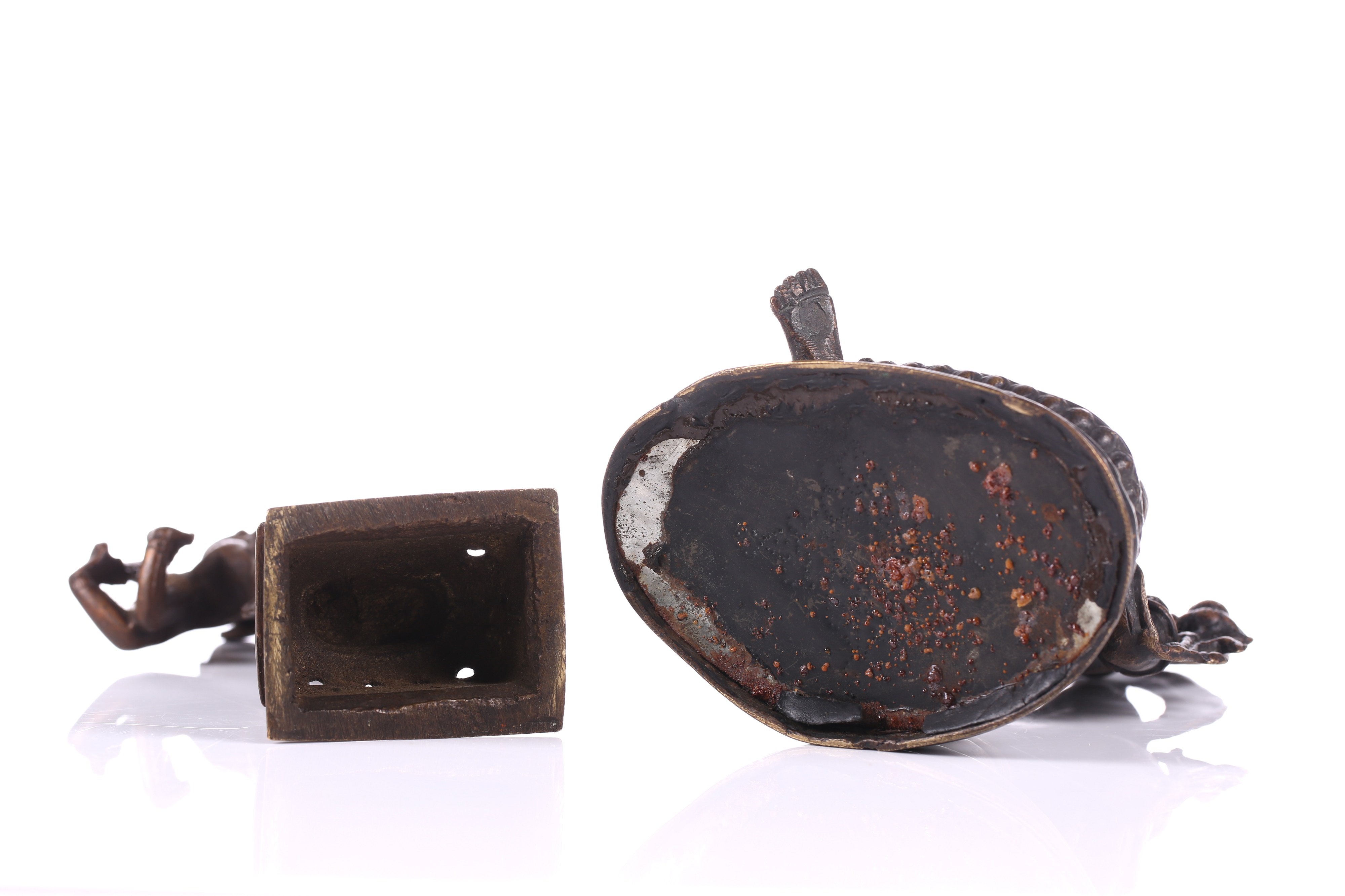 Lot 95 A bronze figure of Tara, possibly Bhutan,