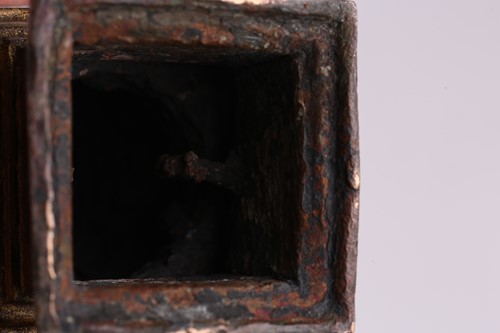 Lot 101 - A bronze stupa, possibly of Svayambhunath,...