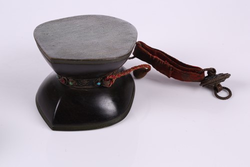 Lot 85 - A set of nine Tibetan tsakalis, initiation...