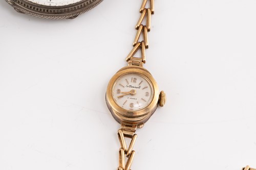 Lot 448 - A collection of nine lady's watches and three...