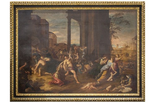 Lot 3 - Manner of Peter Paul Rubens, The Massacre of...