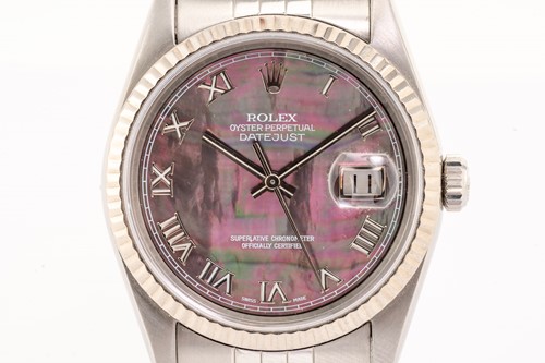 Lot 429 - A Rolex Datejust ref:16234 watch, featuring a...