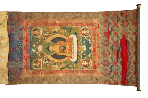 Lot 80 - A Tibetan Thangka, early 20th century,...