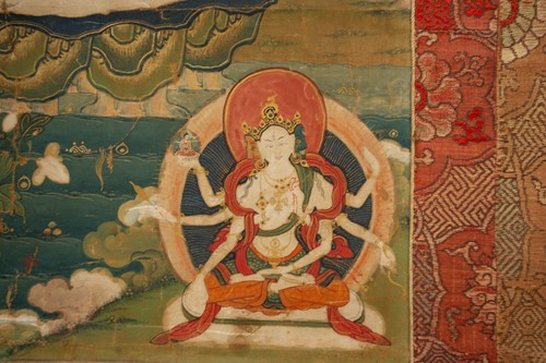 Lot 80 - A Tibetan Thangka, early 20th century,...