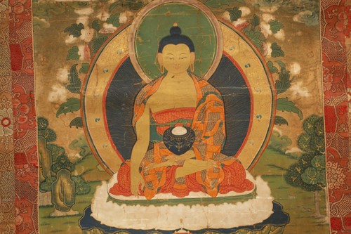 Lot 80 - A Tibetan Thangka, early 20th century,...