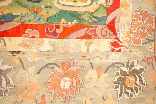 Lot 99 - A Tibetan Thangka of Amitayus, early 20th...