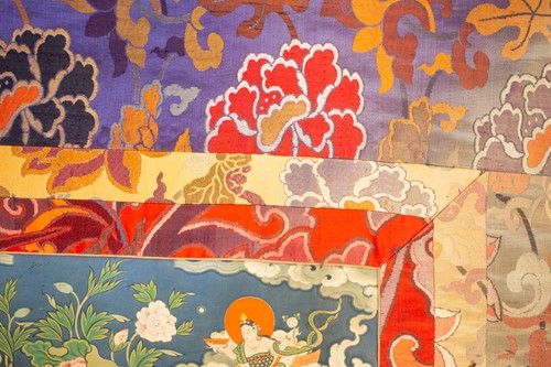 Lot 99 - A Tibetan Thangka of Amitayus, early 20th...