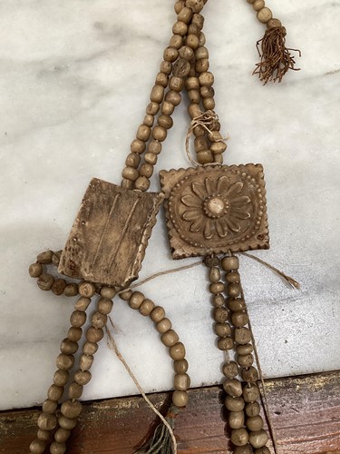 Lot 89 - A Tibetan carved bone necromancer's apron,...