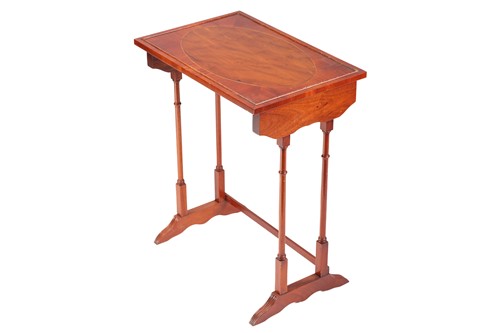 Lot 111 - A George III style mahogany quartteto of...