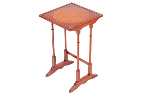 Lot 111 - A George III style mahogany quartteto of...
