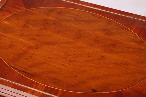 Lot 111 - A George III style mahogany quartteto of...