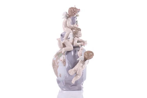 Lot 196 - A Lladro porcelain "Angelic Time" (5973)...