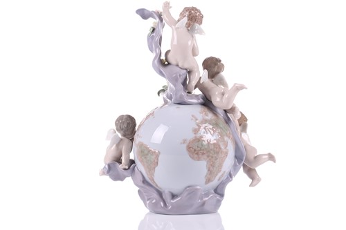 Lot 196 - A Lladro porcelain "Angelic Time" (5973)...