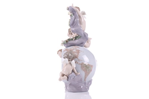 Lot 196 - A Lladro porcelain "Angelic Time" (5973)...