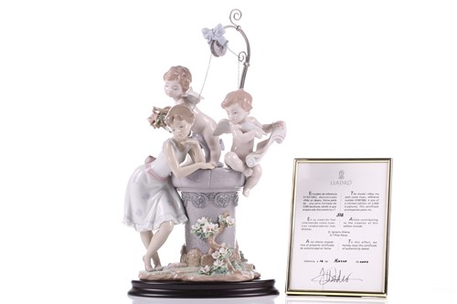 Lot 240 - A Lladro porcelain ltd edition 516/2000 figure...