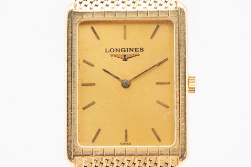 Lot 403 - A Longines dress watch, featuring a swiss made...